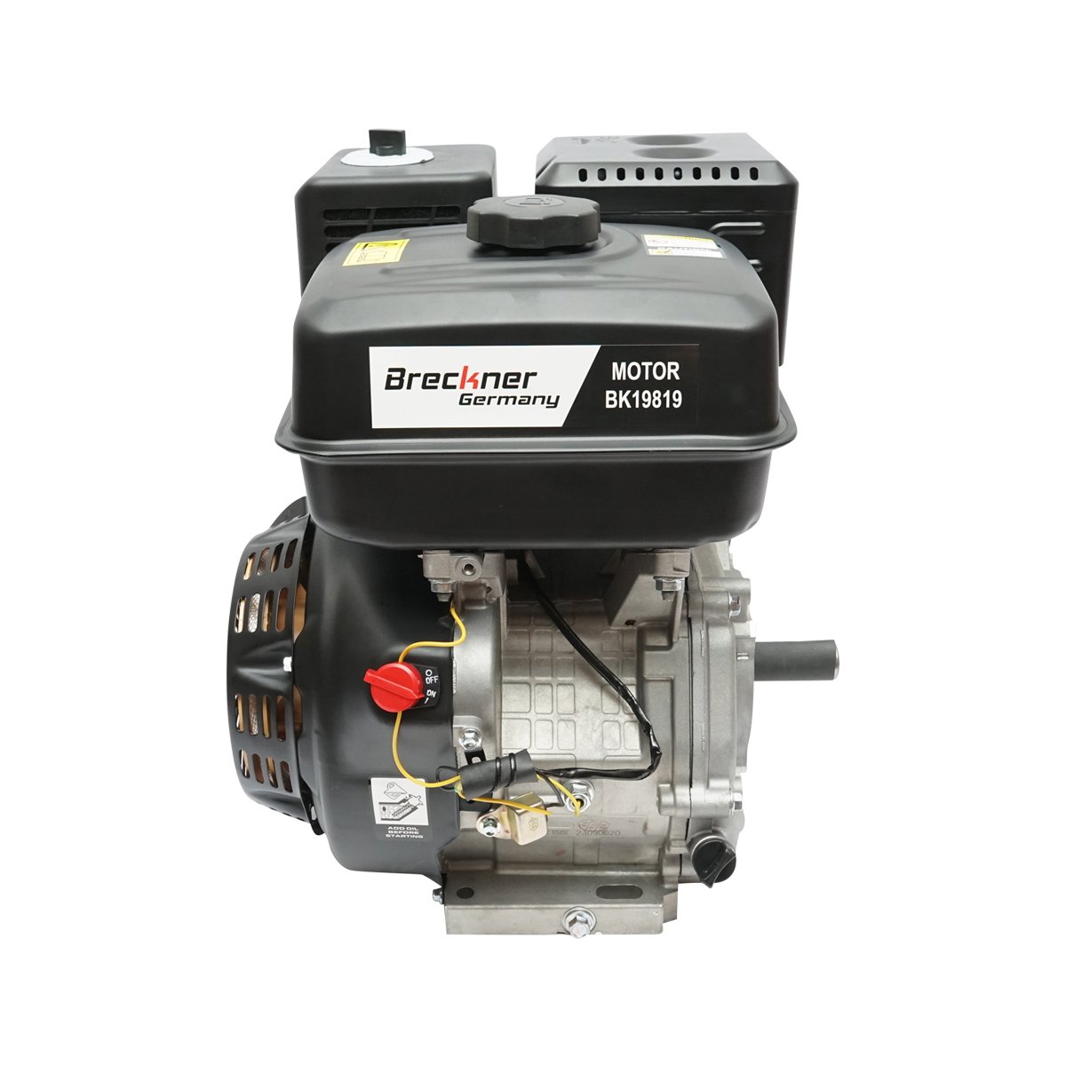 Motor pe benzina 13CP, 4 timpi, ax cu pana 25mm, pornire sfoara Breckner Germany
